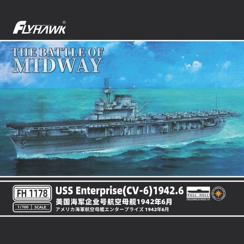 Model Kit Uss Enterprise - FLYHAWK FH1178 USS Enterprise 1942, Standard
