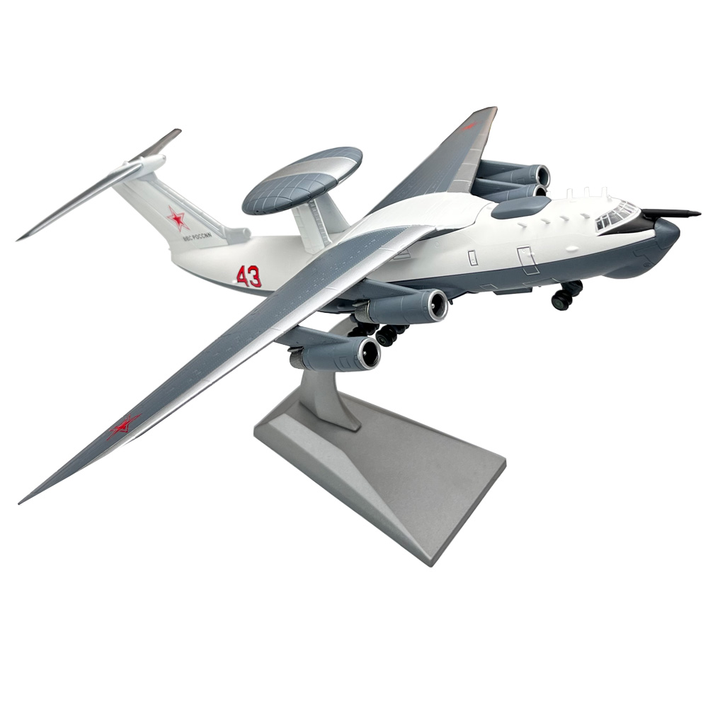 Model Kit Plane - 1:200 Maßstab Sowjetisches Beriev A-50 Frühwarnflugzeug
