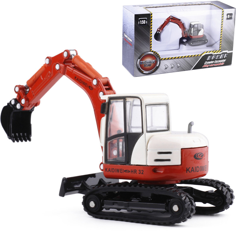 Model Kit Excavator - 1:50 legierung Raupenbagger modell, erweiterte legierung