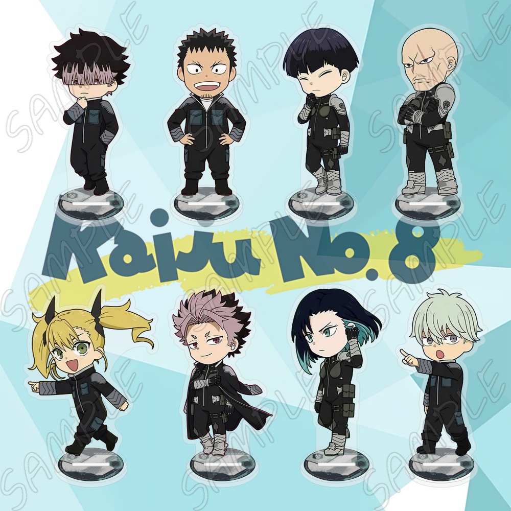 Model Kit Kaiju No 8 - Kaiju Nr. 8 Anime Acryl-Standees 10cm