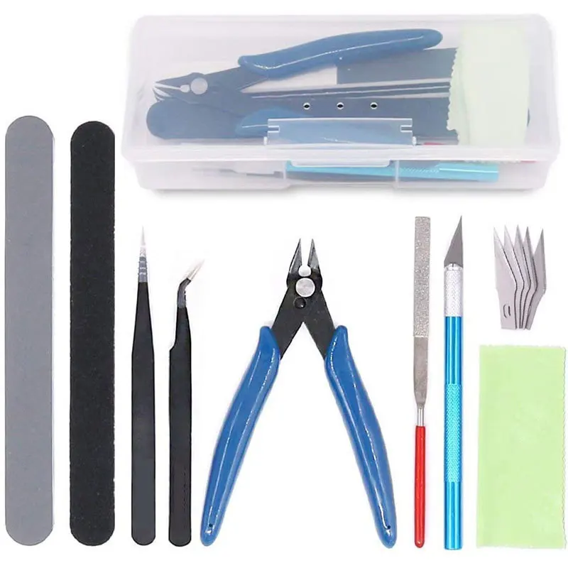 Model Kit Tool Set - Modellbau-Werkzeugset Gunpla-Werkzeug für Gundam-Modellbau, Hobby-Modellbauer, Grundwerkzeuge