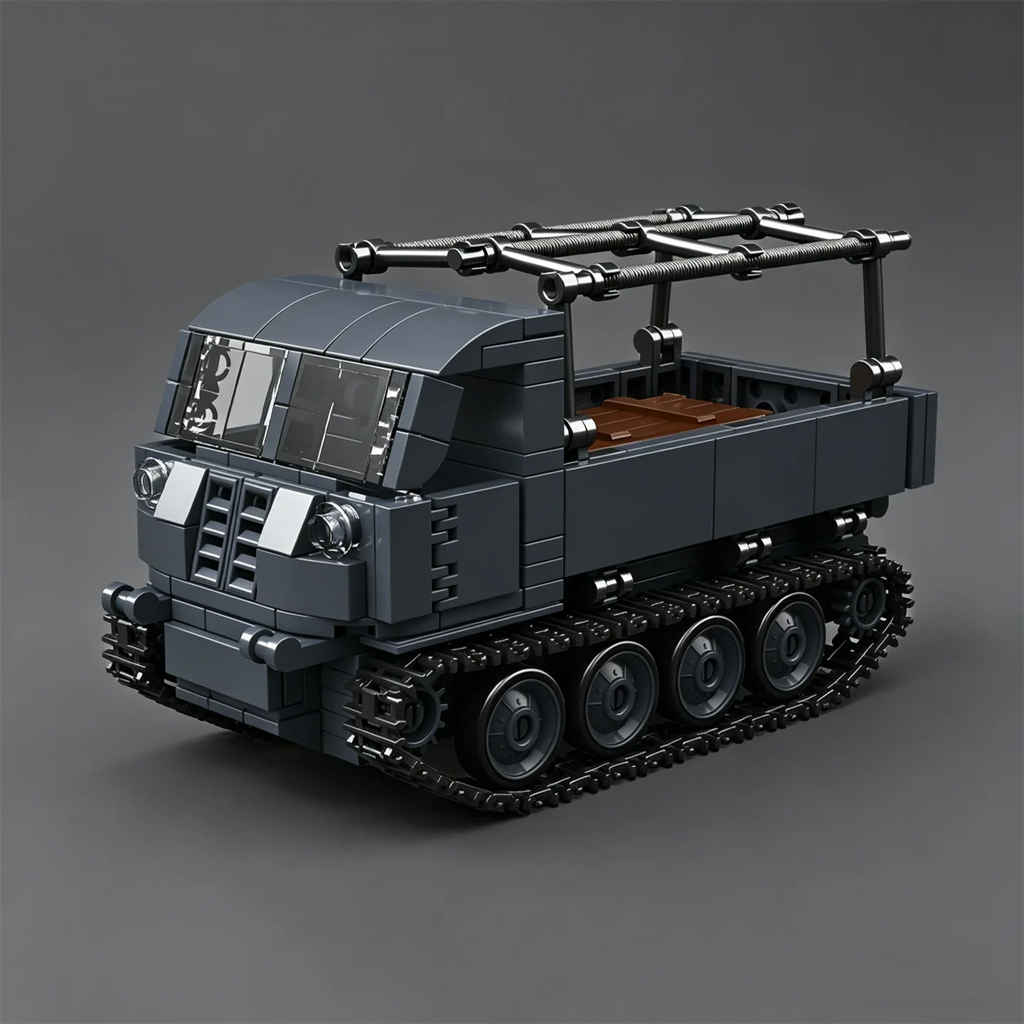Model Kit Engine V8 - Halbkettenfahrzeug-Spielzeug mit V8-Motor RSO-01 Traktor-Bausatz Panzermodell