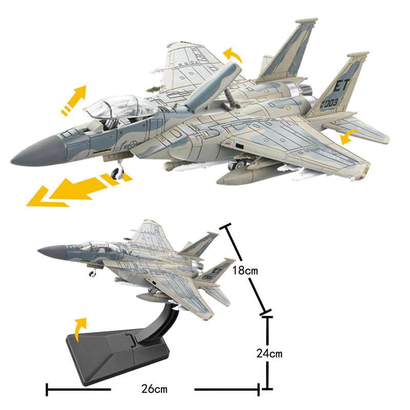 Model Kit Store - 1:72 F-15 Kampfflugzeug – Bausatz zum