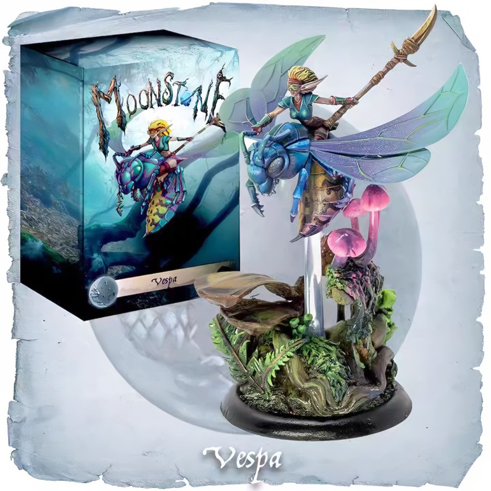 Model Kit Vespa - Modellbausatz aus Kunstharz: MoonStone Fairy Vespa,