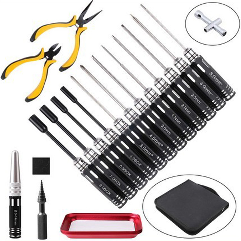 Model Kit Tool Set - 18 in in 1 rc Werkzeuge