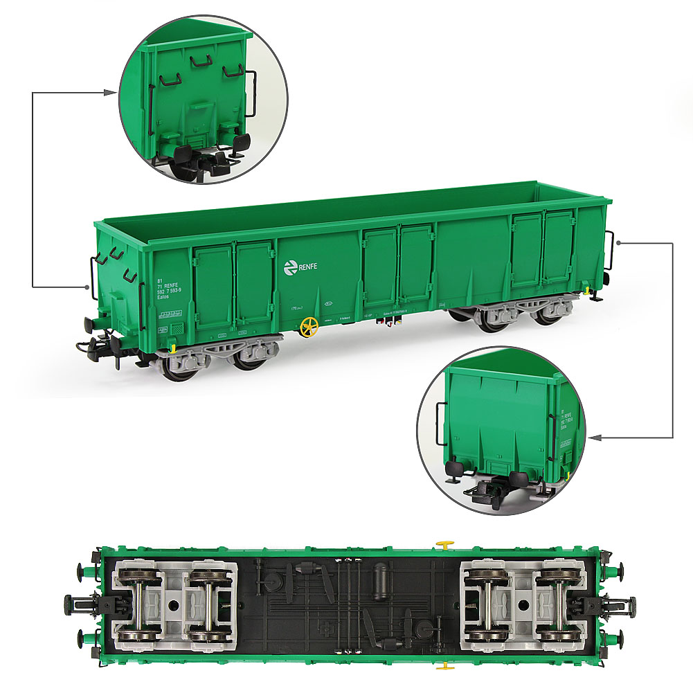 Model Kit Train - Evemodel 1 Stück/2 Stück HO Maßstab