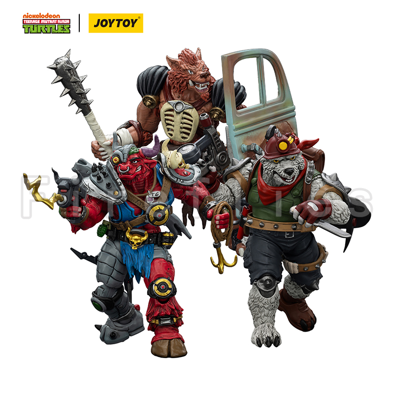 Model Kit Tristan - 1/18 JOYTOY Actionfigur Turtles-Dirtbag Groundchuck Rahzar