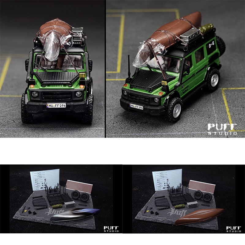 Model Kit Cars - PuffStudio 1/64 Boot-Kit Geeignet für Automodell-Modifikationszubehör