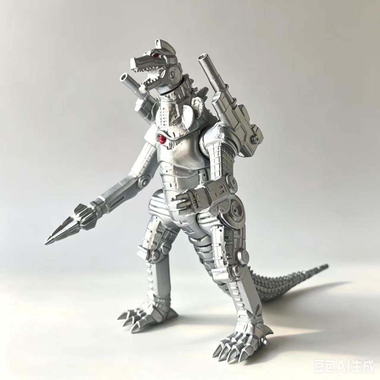 Model Kit Kiryu - 19cm Cannon Mecha Godzilla Serie Gold