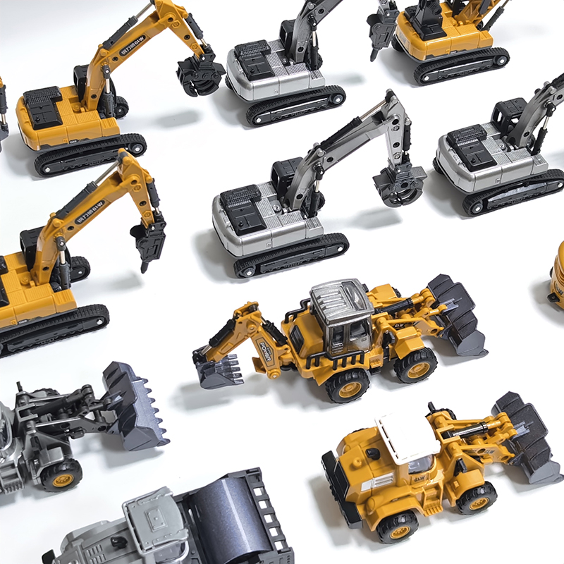 Model Kit Excavator - 1:70 Engineering Diecast Modell Spielzeug Kran