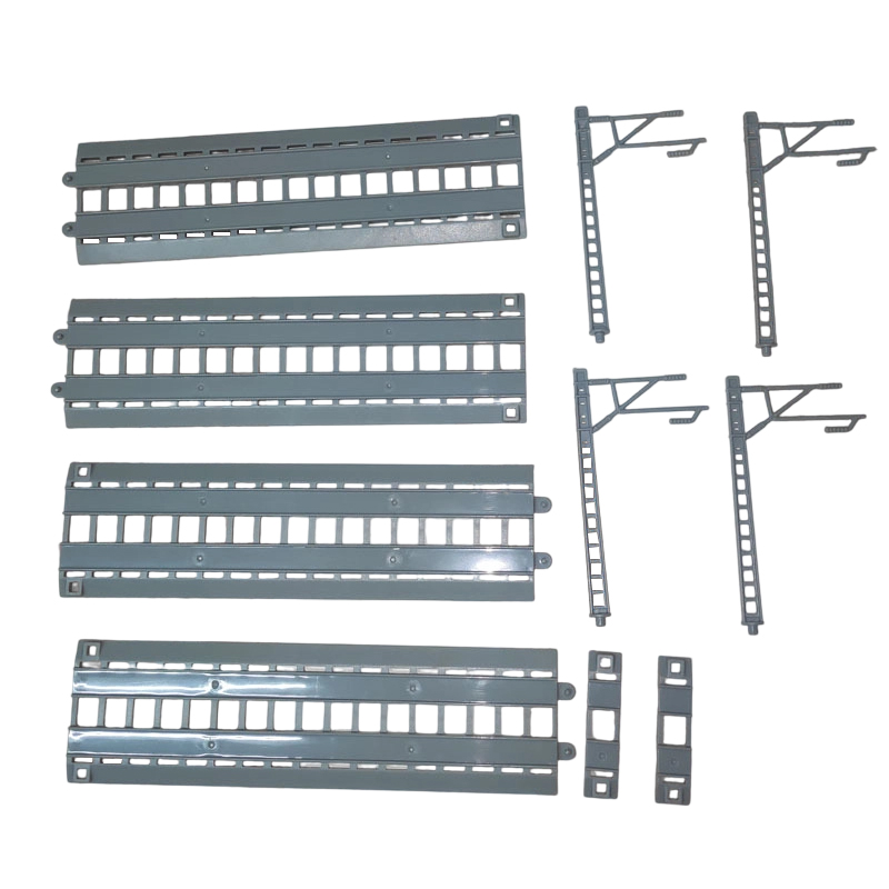 Model Kit Train - HO Scale Eisenbahngleis-Modell-Set, 80 cm Länge,