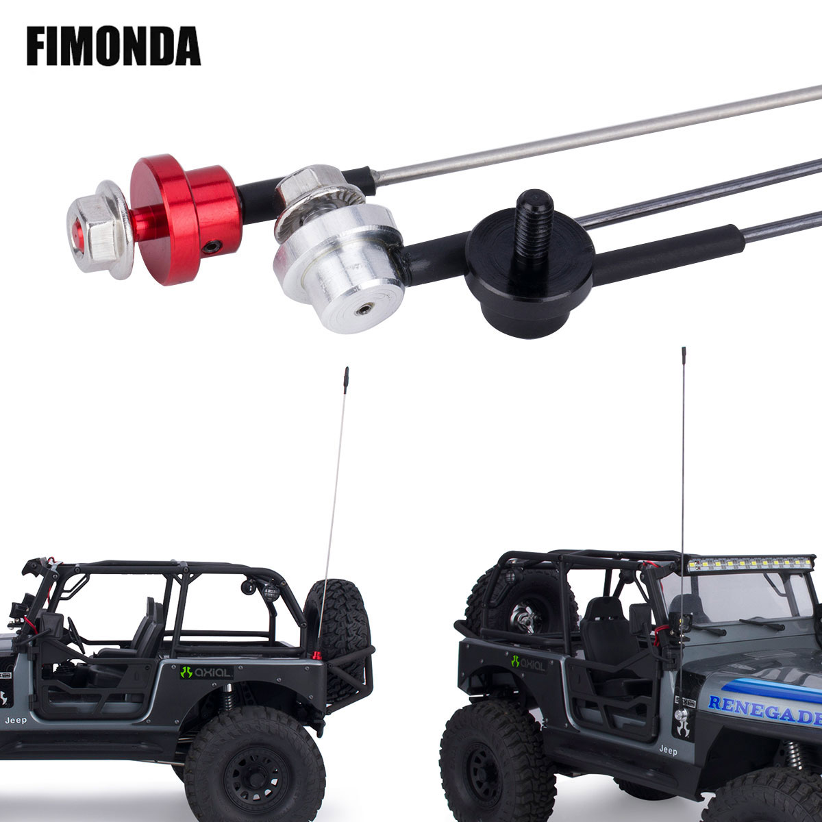 Model Kit Tamiya - 50 cm verstellbare Simulationsantenne aus Metall