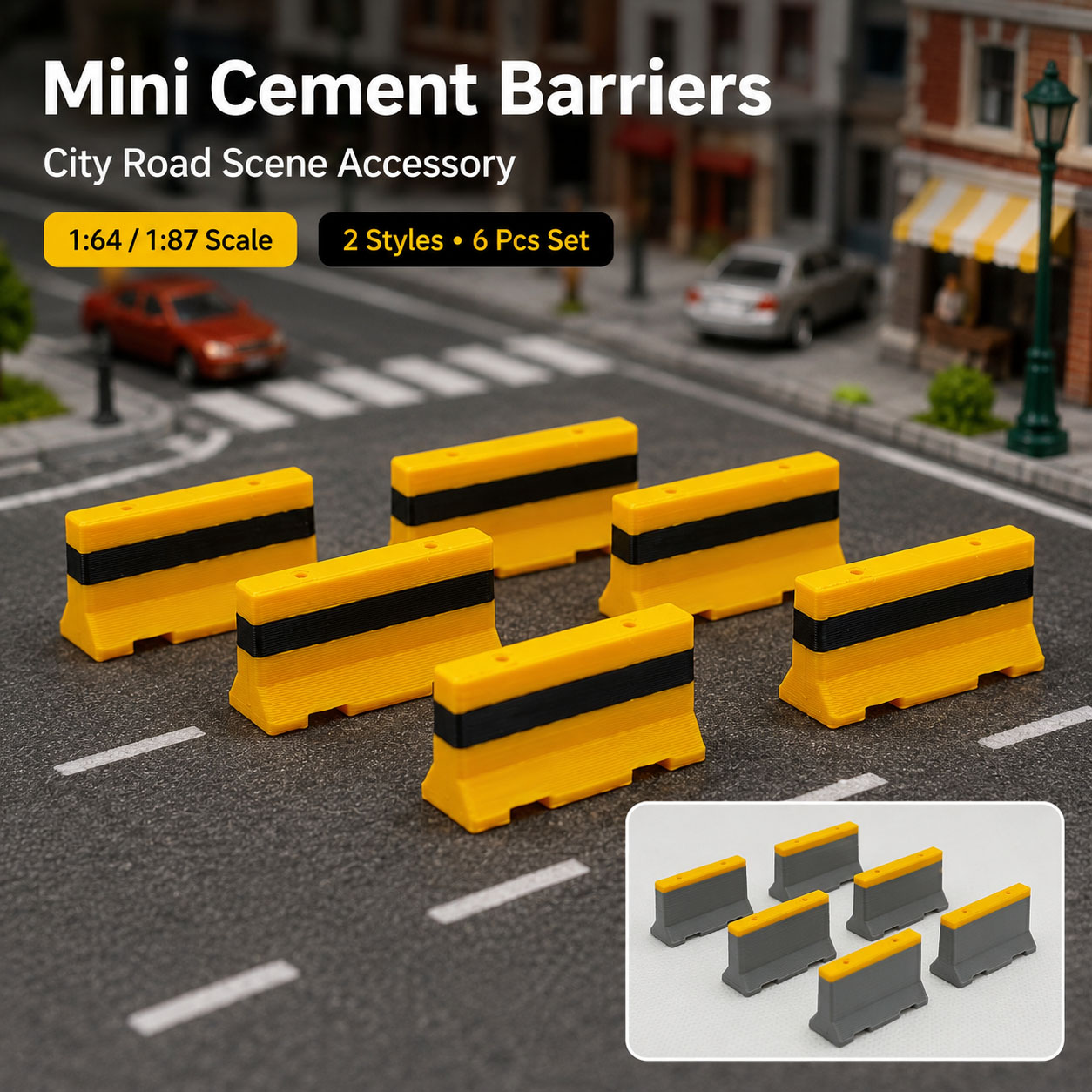 1:64 1:87 Mini-Zement-Straßenb – Model Kit Cement Bewertung und Preis
