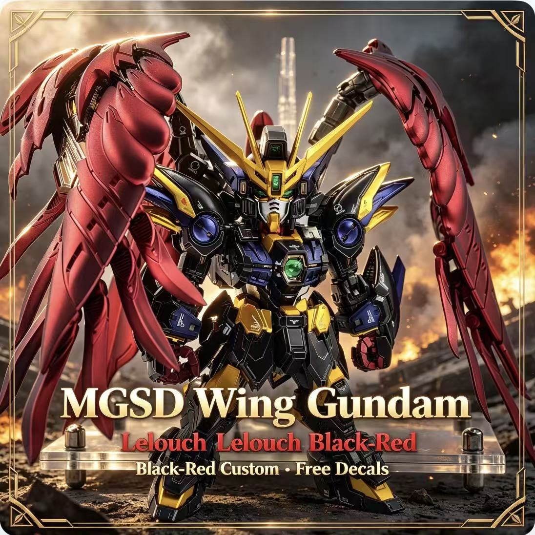 MGSD Wing Lelouch Farbschema,  – Model Kit Code Geass Bewertung und Preis