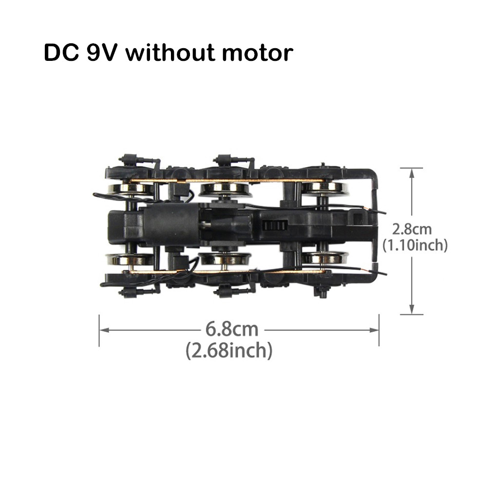 Ho Maßstab 1:87 Chassis Bogie  – Model Kit Train Bewertung und Preis