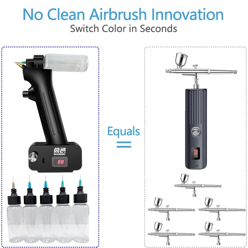 No-Clean Airbrush-Set - 30 PSI – Model Kit Quick Bewertung und Preis