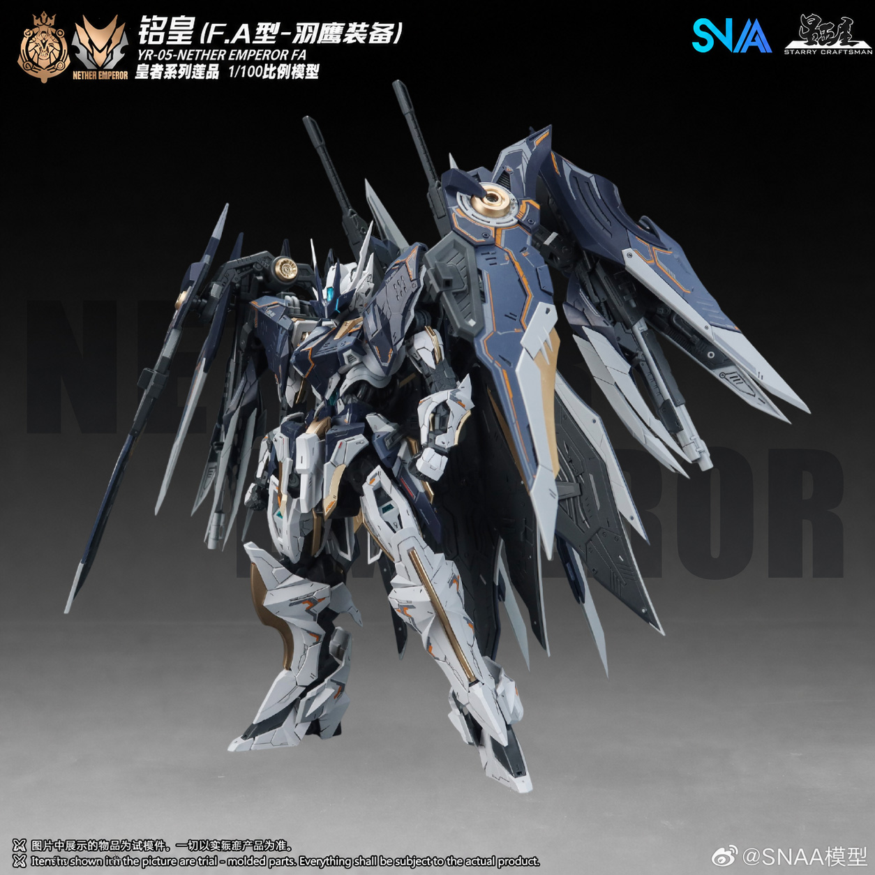 【Auf Lager】SNAA MG 1/100 YR-05 – Model Kit Tristan Bewertung und Preis