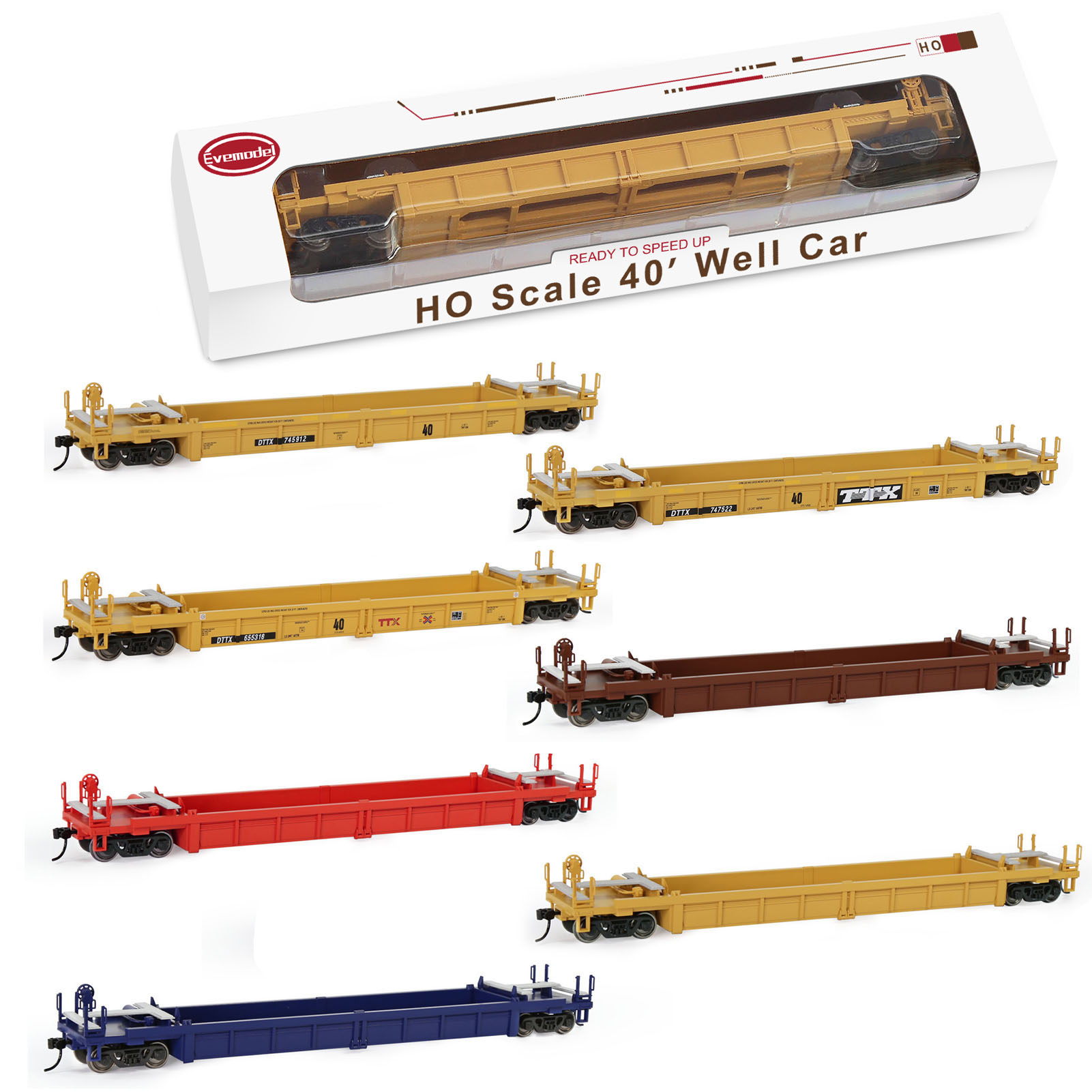 Evemodel 1 Stück HO Scale 40'  – Model Kit Train Bewertung und Preis