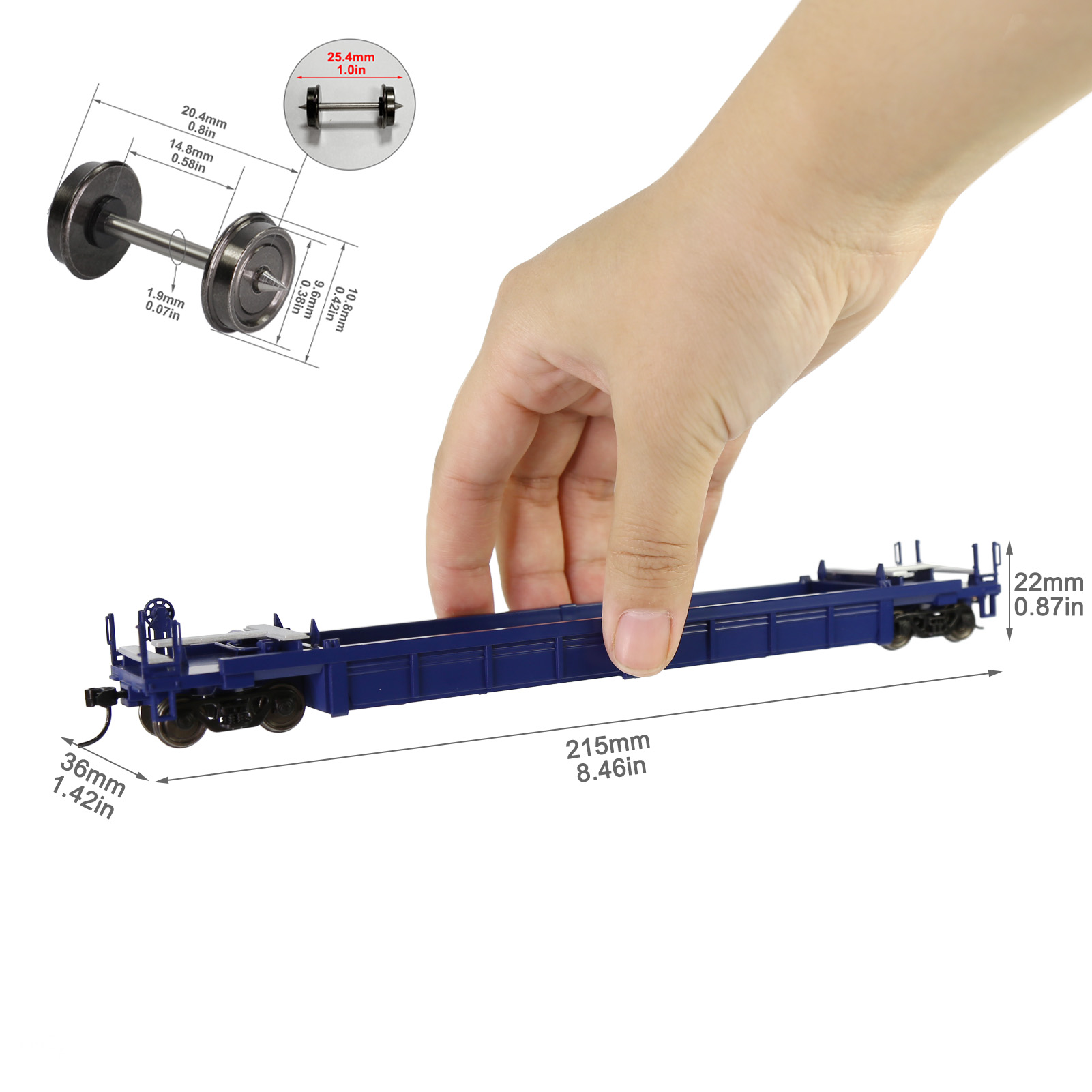 Evemodel 1 Stück HO Scale 40'  – Model Kit Train Bewertung und Preis