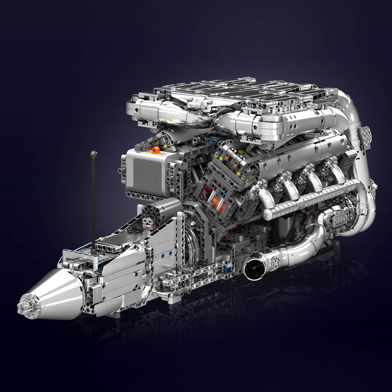 Mould King 10168 V8 Twin Turbo – Model Kit Engine V8 Bewertung und Preis