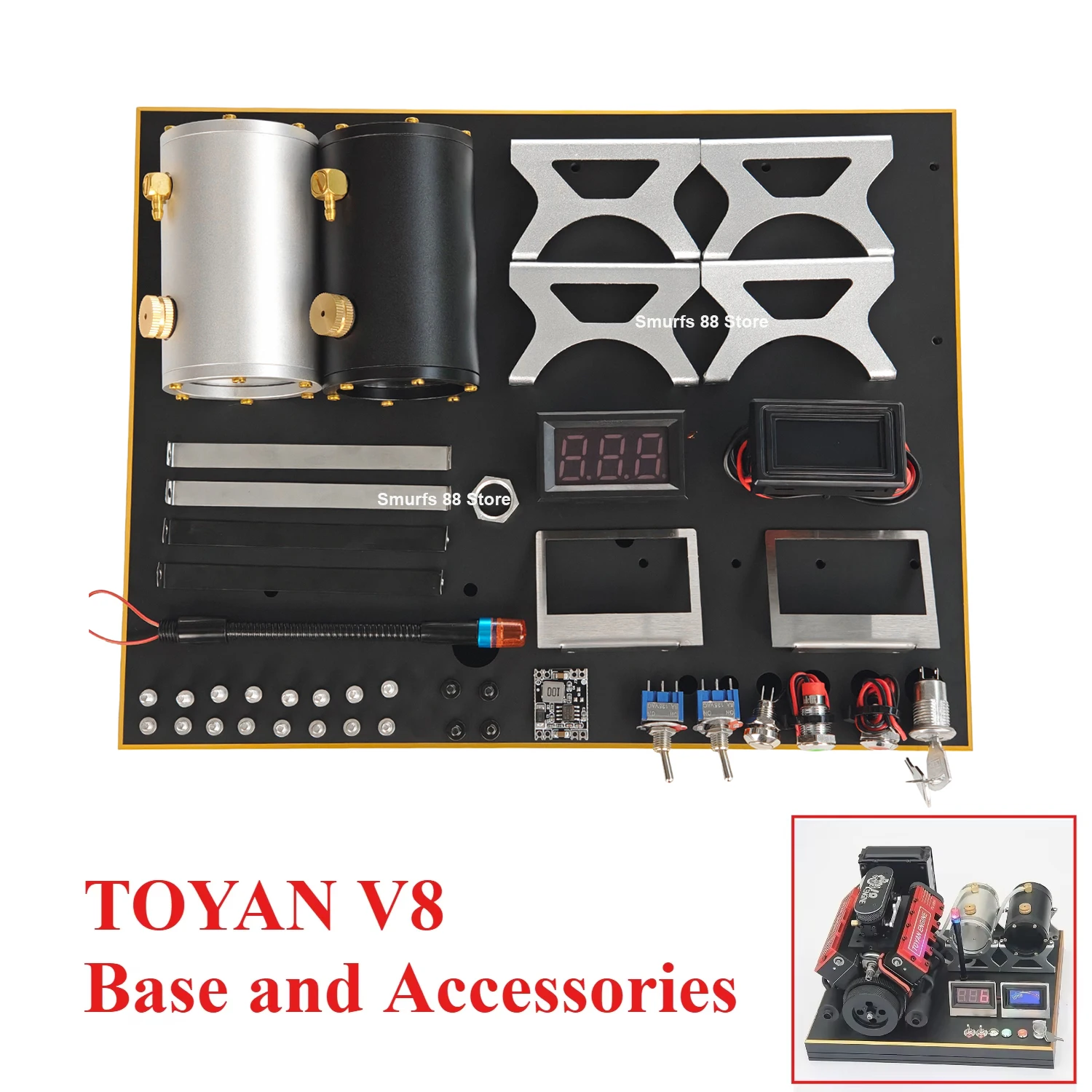 NF TOYAN V8-Motormodell-Starte – Model Kit Engine V8 Bewertung und Preis